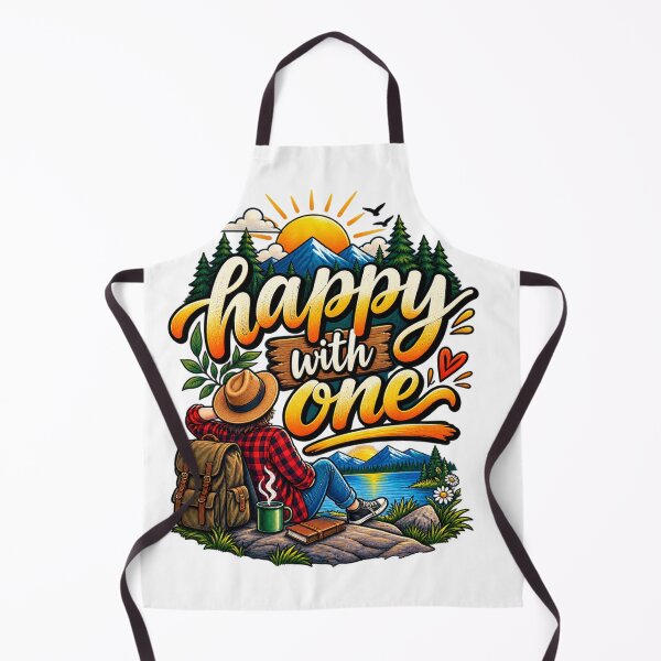 Item preview, Happy With One – Solo Adventure Nature Design designed and sold by Design Sounds Studio.