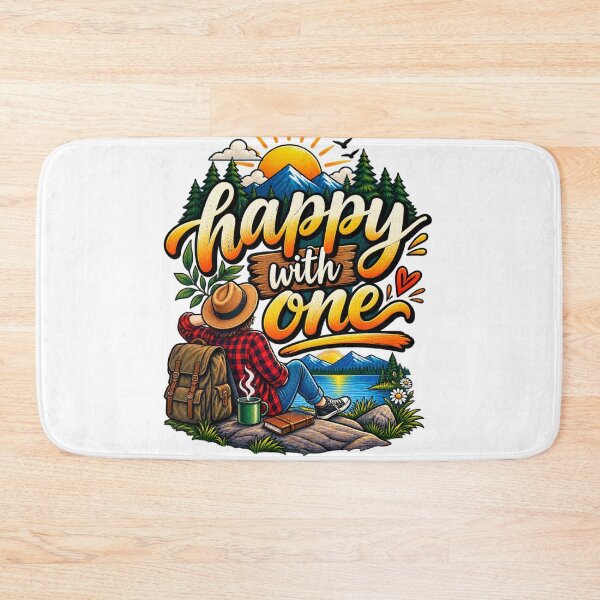 Item preview, Happy With One – Solo Adventure Nature Design designed and sold by Design Sounds Studio.