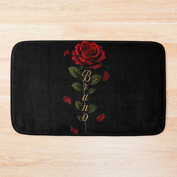Item preview, Bruno Red Rose Gothic Floral Name Design designed and sold by Abigaildixon92.