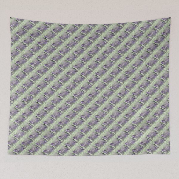 Item preview, Grunge Textured Abstract in Purple and Lime Green designed and sold by Artistestella.