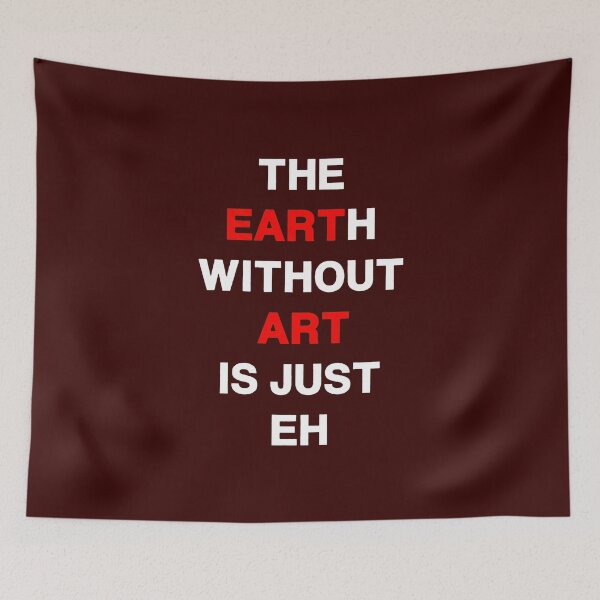 Aperçu de l'œuvre Typographie minimaliste Earth Art créée et vendue par HunterWar.