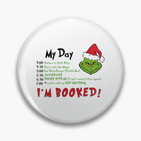 Item preview, Funny Grinch Schedule Holiday Humor Tee designed and sold by ScottRams80758.