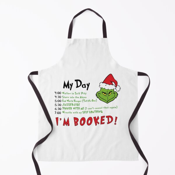 Item preview, Funny Grinch Schedule Holiday Humor Tee designed and sold by ScottRams80758.