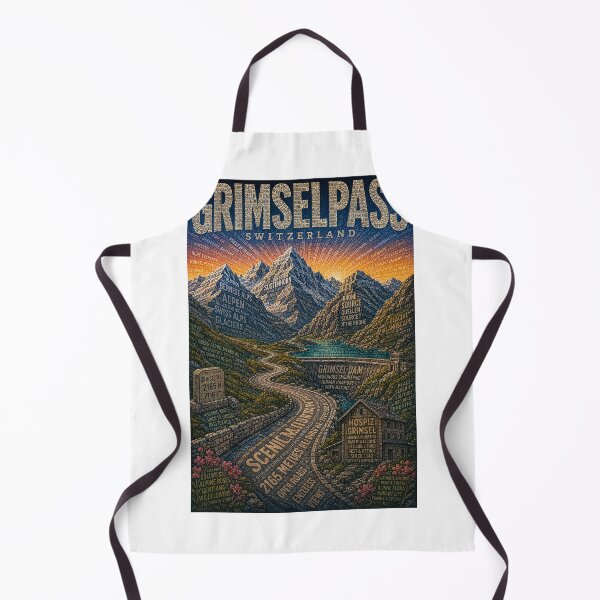 Item preview, Grimsel Pass Switzerland Alpine Route through Bernese Alps and Rhône Headwaters designed and sold by Aryabek.