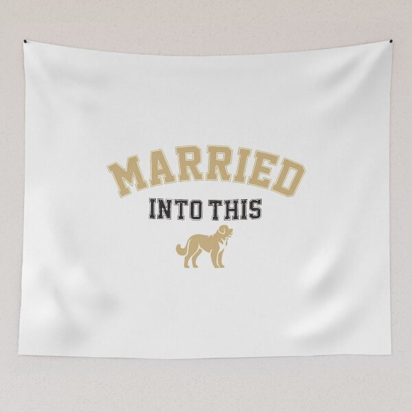 Item preview, Married Into This Dog Lover Wedding Sweatshirt designed and sold by MichaelBl68345.