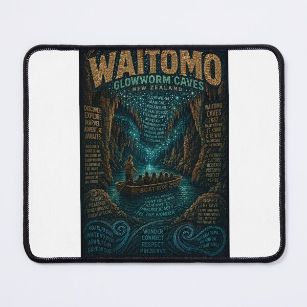 Item preview, Waitomo Glowworm Caves New Zealand Underground Wonder in Waikato designed and sold by Aryabek.