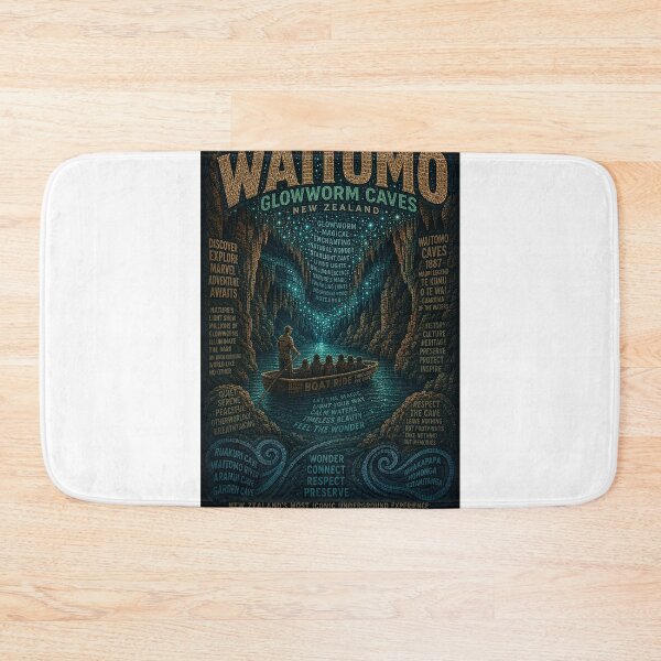 Item preview, Waitomo Glowworm Caves New Zealand Underground Wonder in Waikato designed and sold by Aryabek.