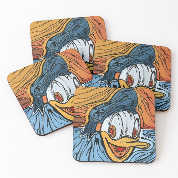 Item preview, Psychedelic Duck – Original Art Brut Painting by Dwaalhaas designed and sold by Dwaalhaas Applied Design.