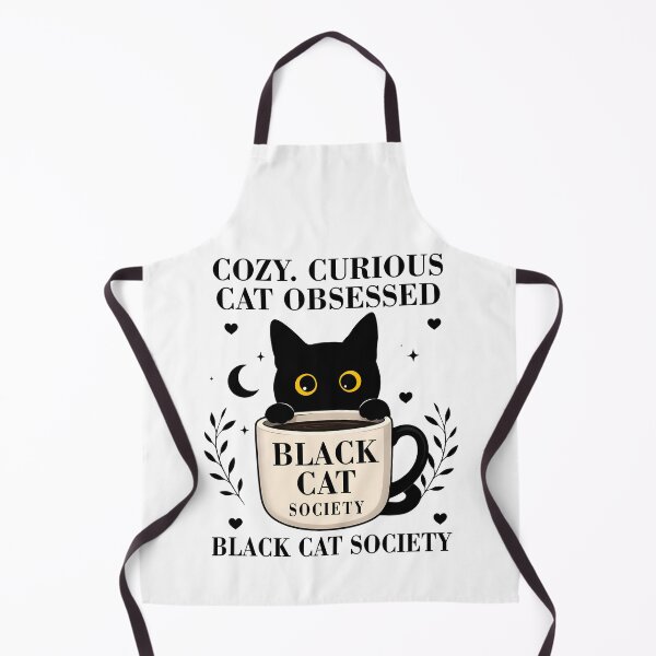 Item preview, Black Cat Society - Cute Peeking Cat Coffee Lover designed and sold by PurrfectHome.