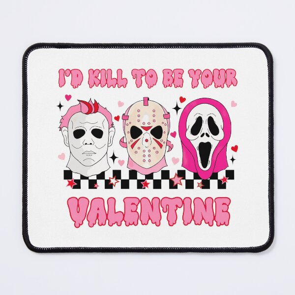 Item preview, Retro Horror Valentine "Killer" Graphic Tee designed and sold by ScottRams80758.