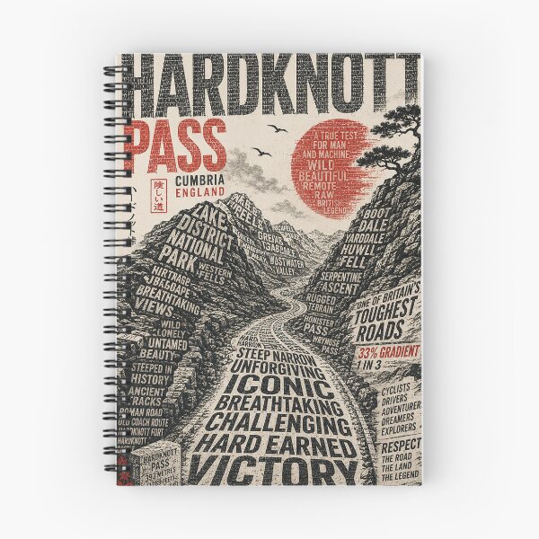 Item preview, Hardknott Pass England through Lake District and Cumbria Western Fells designed and sold by Aryabek.