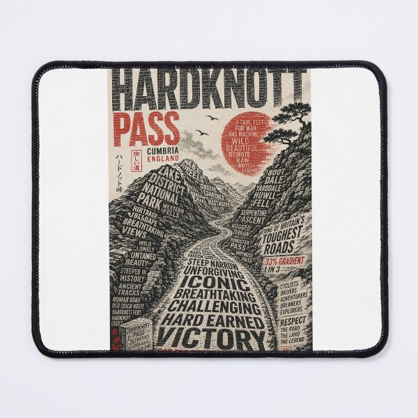 Item preview, Hardknott Pass England through Lake District and Cumbria Western Fells designed and sold by Aryabek.