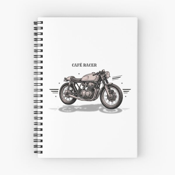 Item preview, Vintage Cafe Racer Motorcycle designed and sold by Noviyastudio.