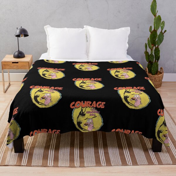 Aperçu de l'œuvre Courage The Cowardly Dog Shadow Vintage créée et vendue par Epicfunchart.