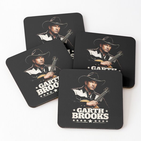 Item preview, The Garth Brooks cowboy guitar country legend retro americana design designed and sold by bilgeoisa.