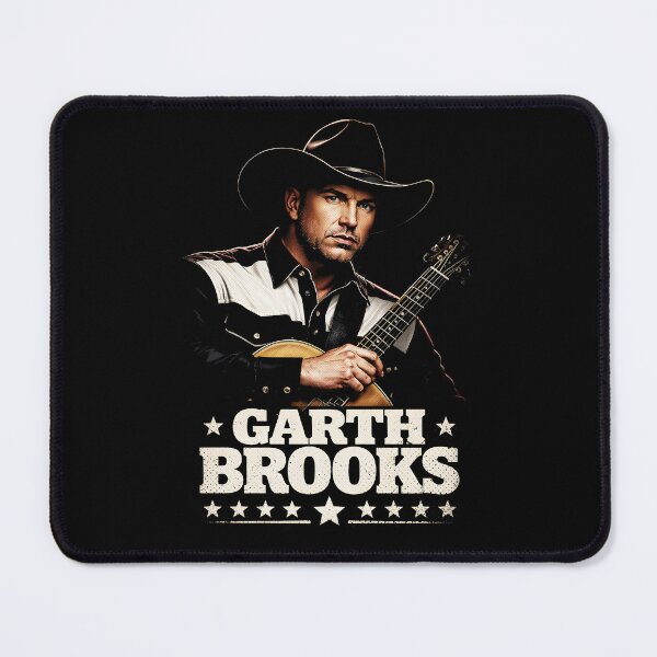 Item preview, The Garth Brooks cowboy guitar country legend retro americana design designed and sold by bilgeoisa.