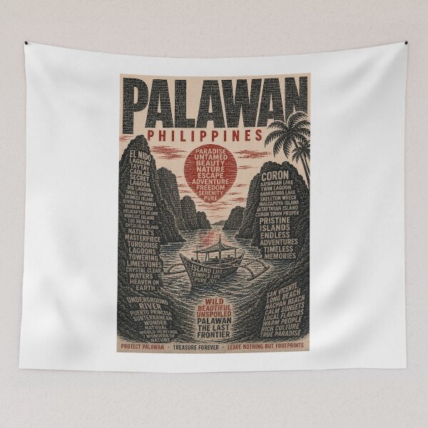 Item preview, Palawan Filipinas con las islas El Nido, Coron y Puerto Princesa designed and sold by Aryabek.