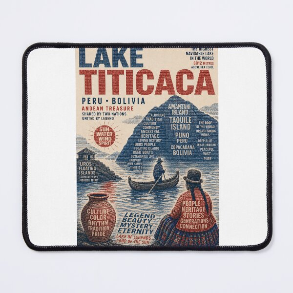 Item preview, Lake Titicaca Peru Bolivia with Uros Islands, Puno and Copacabana designed and sold by Aryabek.