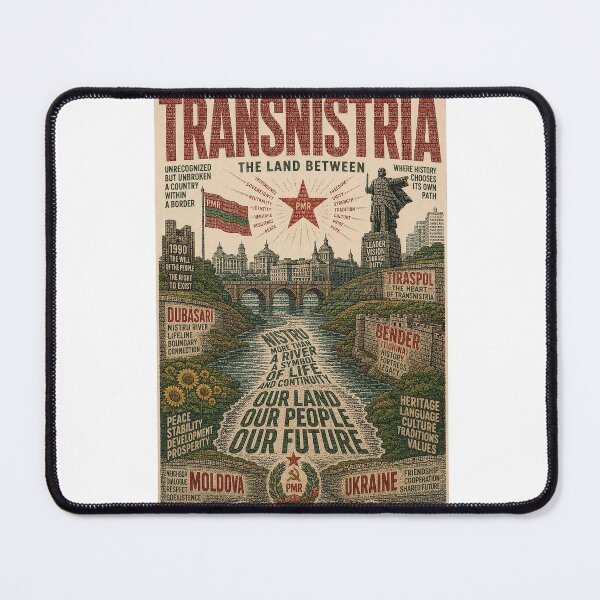Item preview, Transnistria Dniester River with Tiraspol, Bender and Dubăsari designed and sold by Aryabek.