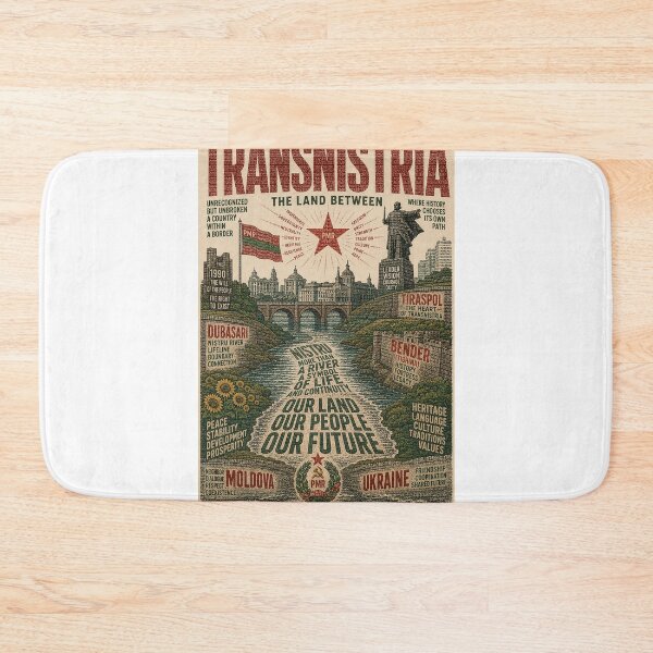 Item preview, Transnistria Dniester River with Tiraspol, Bender and Dubăsari designed and sold by Aryabek.