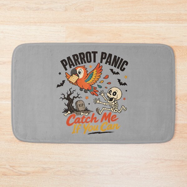 Item preview, Parrot Panic Halloween Shirt | Skeleton Chase Bird Design designed and sold by MOCH- ART.