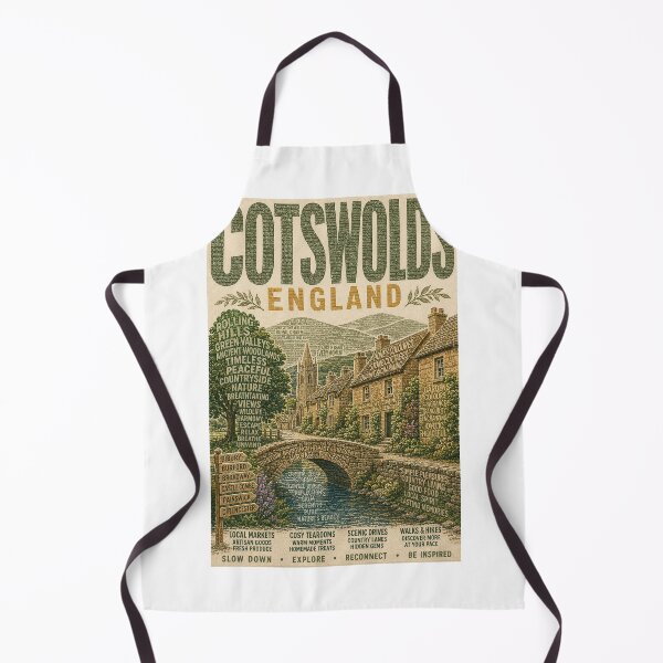 Item preview, Cotswolds England with Bibury, Bourton on the Water and Castle Combe designed and sold by Aryabek.