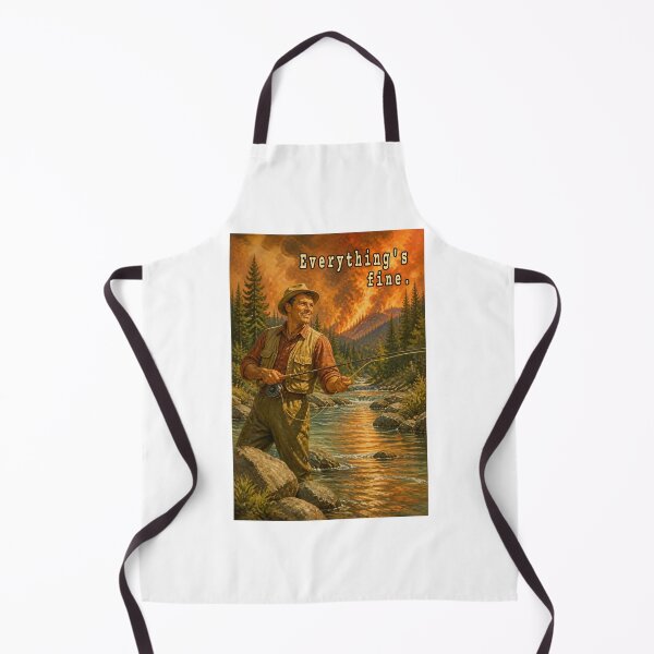 Item preview, Just keep fly fishing, everything's fine. designed and sold by Jason A. Clark.