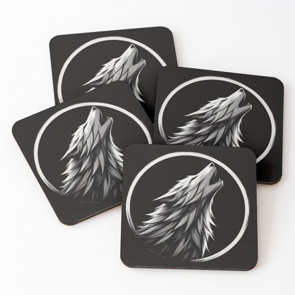 Item preview, Howling Wolf – Wild Wolf Moon Wilderness Design designed and sold by RajDeals.