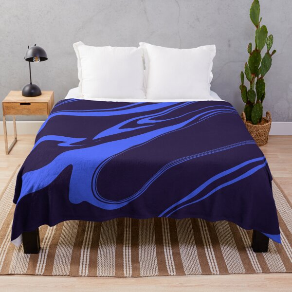 Item preview, Electric Blue Liquid Marble Abstract designed and sold by CaramelCo.