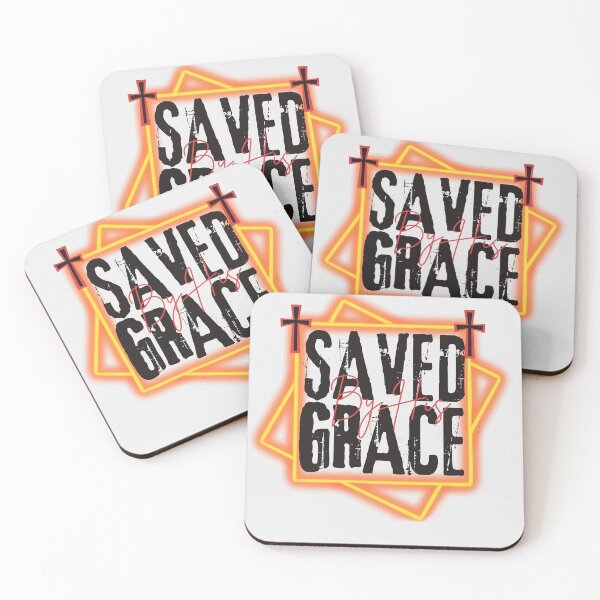 Item preview, Saved By His Grace - Christ Mental Health Matters  - Gifts For Guys - Light Gray designed and sold by Doiemacreations.