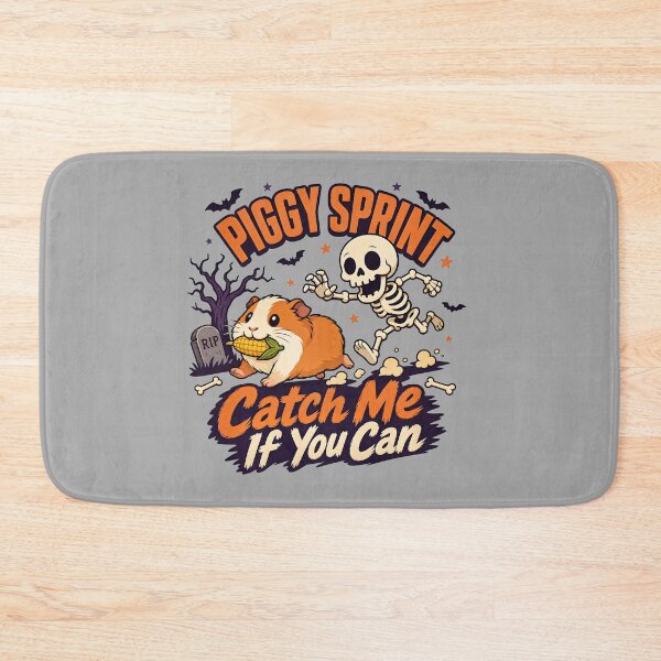 Item preview, Piggy Sprint Halloween | Skeleton Chase Guinea Pig Design designed and sold by MOCH- ART.