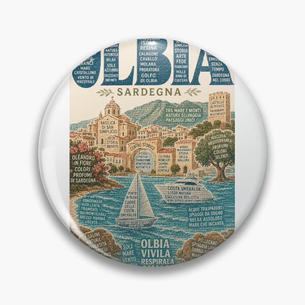 Item preview, Olbia Sardinia with Costa Smeralda, San Simplicio and Gallura designed and sold by Aryabek.