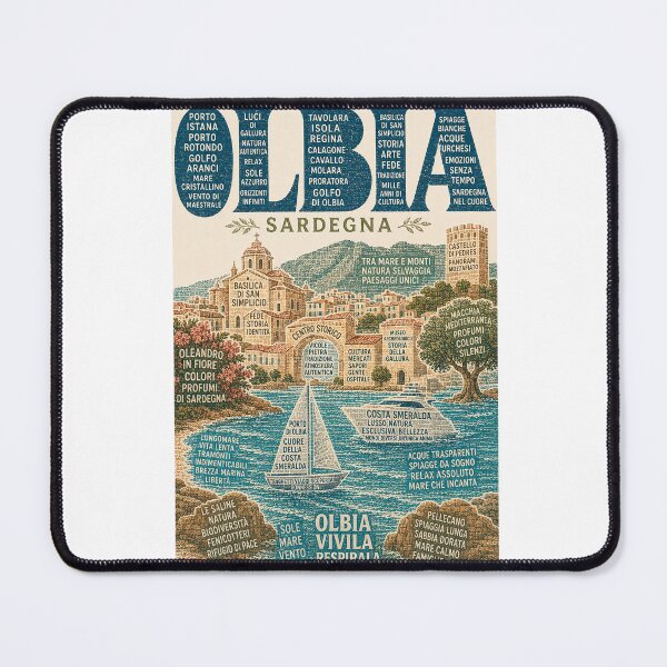 Item preview, Olbia Sardinia with Costa Smeralda, San Simplicio and Gallura designed and sold by Aryabek.