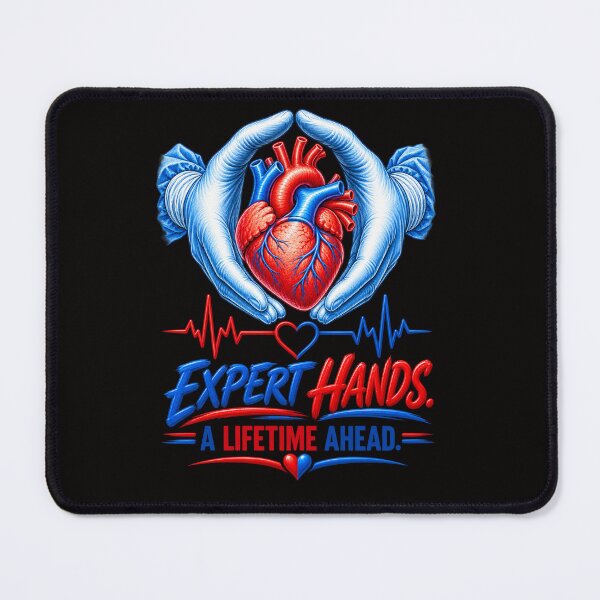 Item preview, Expert Hands, A Lifetime Ahead – Cardiac Surgeon Appreciation Design designed and sold by Tadeusz1.