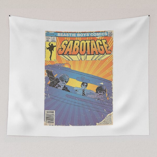 Item preview, Beastie Boys Band Sabotage 90s Retro Hot Sauce Tour Licensed to Ill designed and sold by Retmanss008.