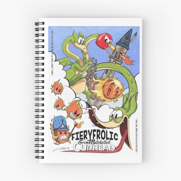 Item preview, Cuphead – Fiery Frolic Battle Scene designed and sold by WATEKE.