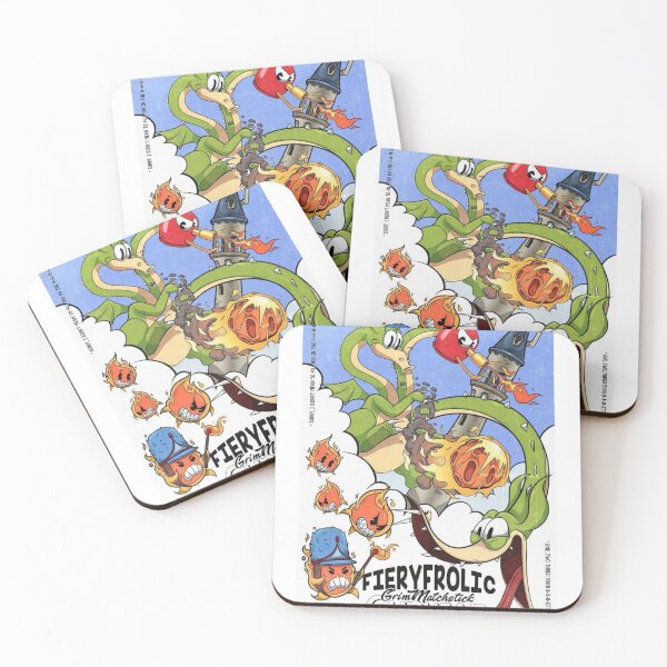 Item preview, Cuphead – Fiery Frolic Battle Scene designed and sold by WATEKE.