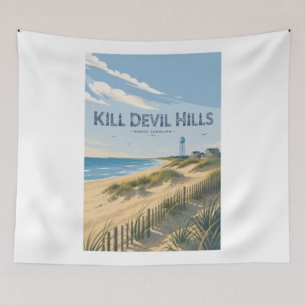 Item preview, Kill Devil Hills North Carolina Outer Banks Dunes and Coastline designed and sold by Aryabek.
