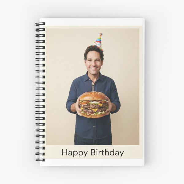 Item preview, Paul rudd birthday hamburger burger gift cake memes happy Funny prank meme  weird  designed and sold by CheeseBlueprint.