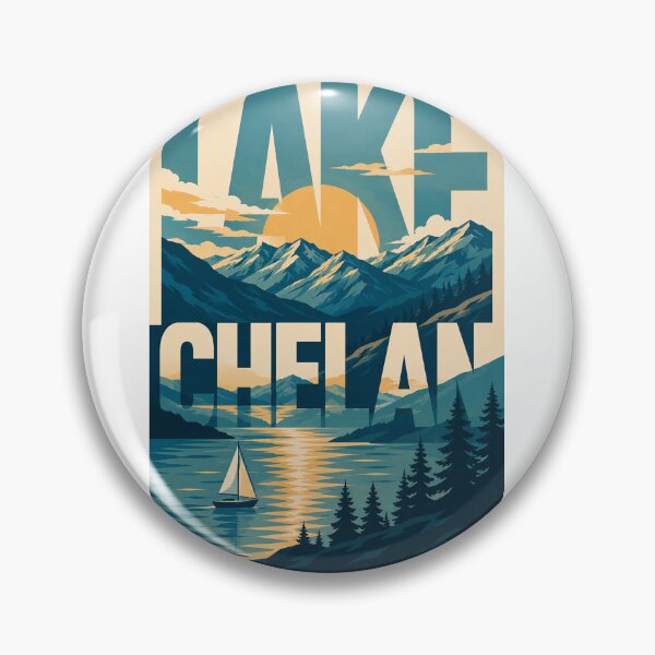 Item preview, Lake Chelan Washington Cascade Mountains and Pacific Northwest Waters designed and sold by Aryabek.