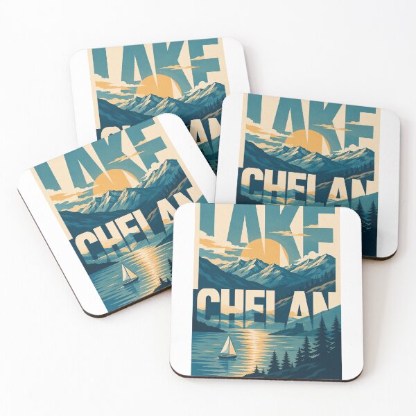 Item preview, Lake Chelan Washington Cascade Mountains and Pacific Northwest Waters designed and sold by Aryabek.