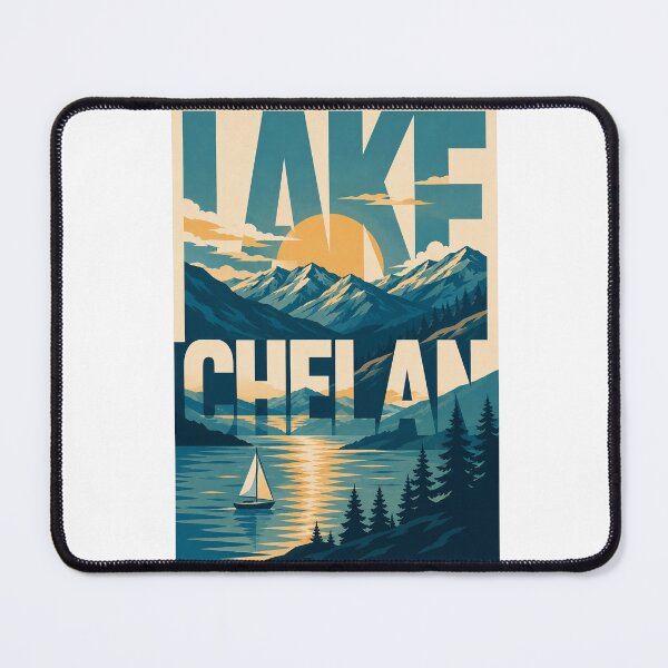 Item preview, Lake Chelan Washington Cascade Mountains and Pacific Northwest Waters designed and sold by Aryabek.