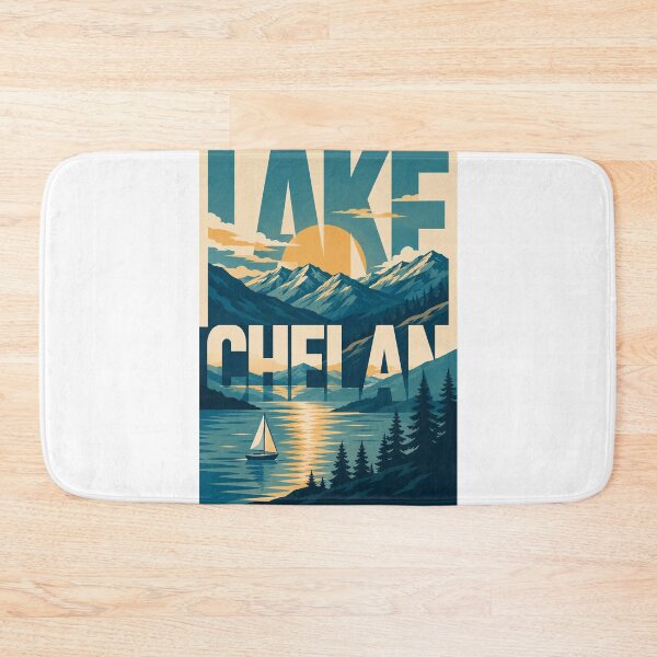Item preview, Lake Chelan Washington Cascade Mountains and Pacific Northwest Waters designed and sold by Aryabek.