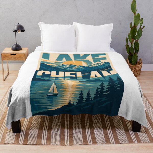 Item preview, Lake Chelan Washington Cascade Mountains and Pacific Northwest Waters designed and sold by Aryabek.