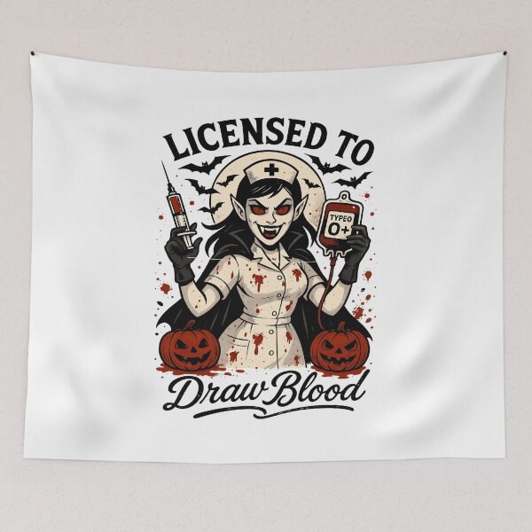 Item preview, Spooky Vampire Nurse Halloween Graphic Tee designed and sold by ScottRams80758.