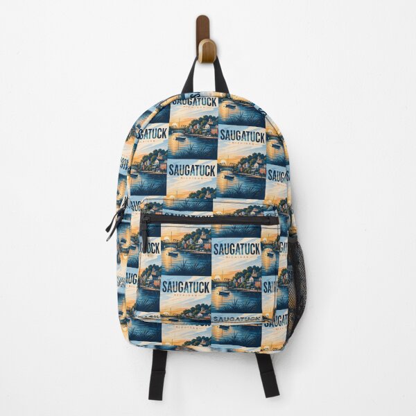 Item preview, Saugatuck Michigan Harbor Sunset and Lake Michigan Coast designed and sold by Aryabek.