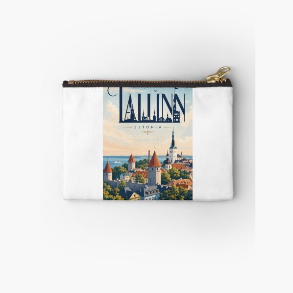 Item preview, Tallinn Estonia Old Town Towers and Baltic Sea Skyline designed and sold by Aryabek.