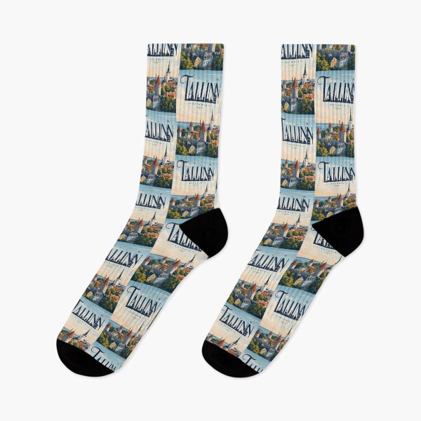 Item preview, Tallinn Estonia Old Town Towers and Baltic Sea Skyline designed and sold by Aryabek.