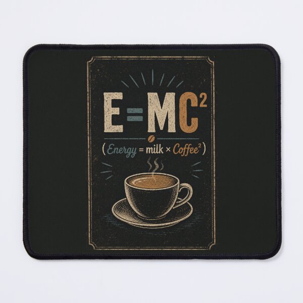Item preview, E=MC² - Energy = Milk x Coffee² designed and sold by Sketch-Shack.