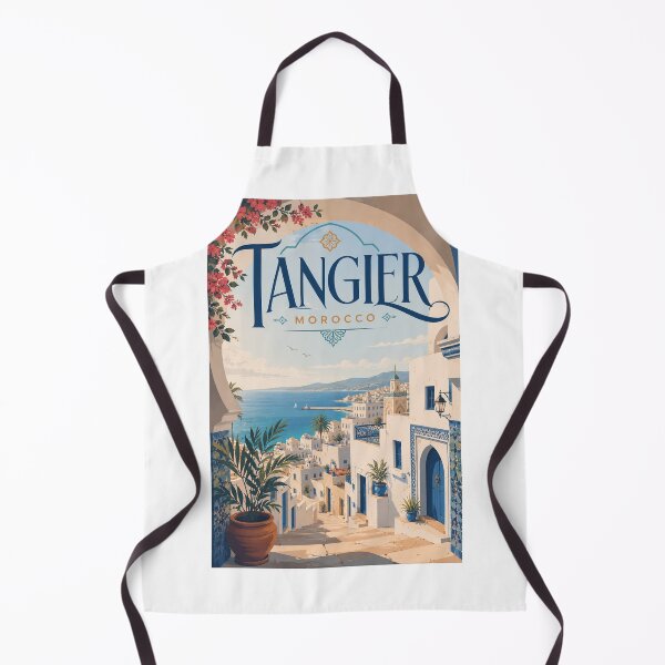 Item preview, Tangier Morocco Mediterranean Medina and Strait of Gibraltar designed and sold by Aryabek.
